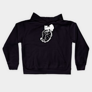 manacles handcuffs wutang white Kids Hoodie